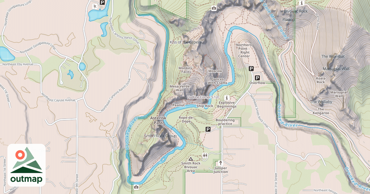 Map of Da Kine Corner