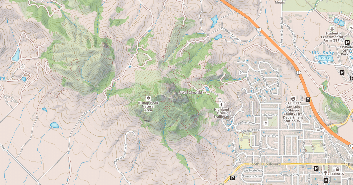 Map preview of P-Wall Direct