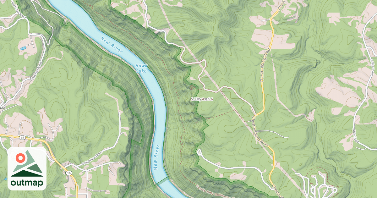 Map of 5.5 My Ass