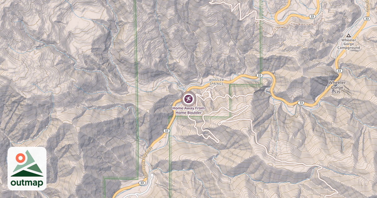 Map of Home Away From Home Boulder