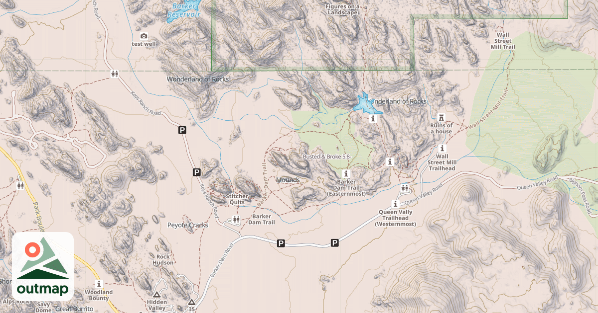 Map of Busted & Broke