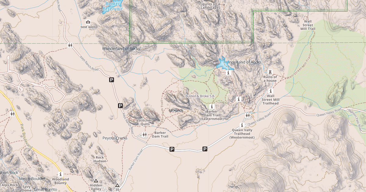 Map preview of Busted & Broke