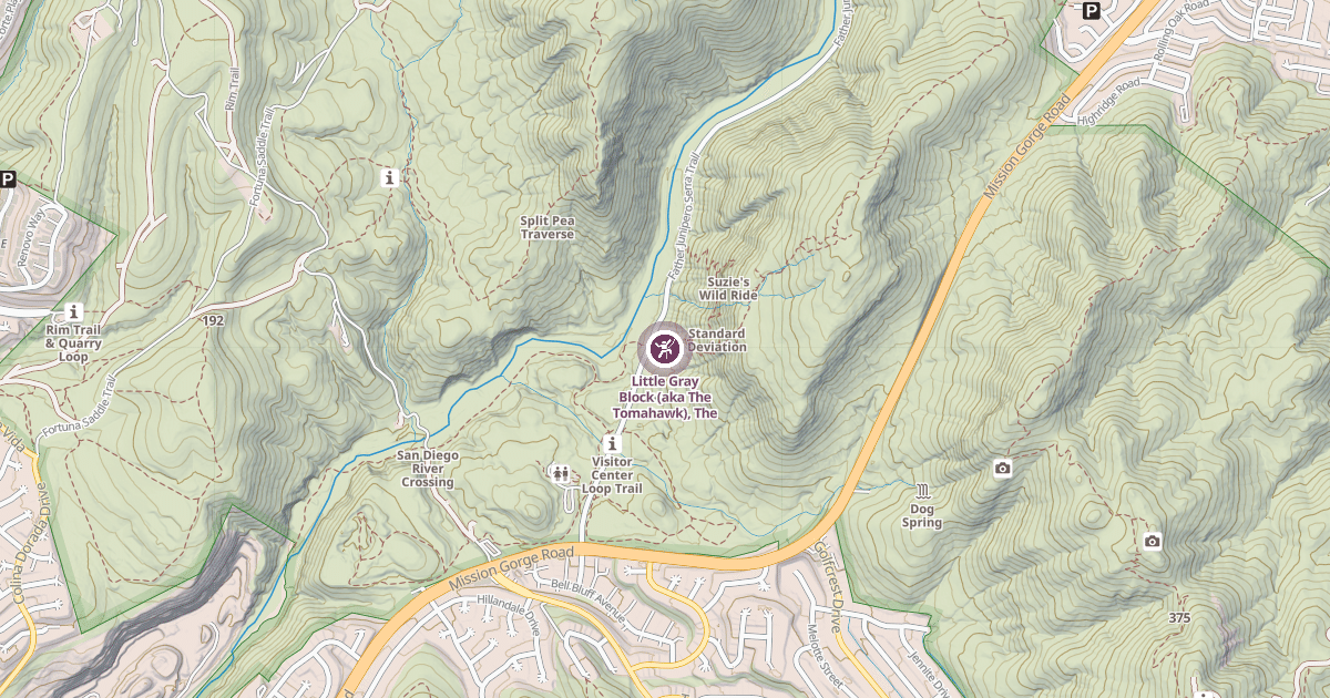 Map preview of Little Gray Block (aka The Tomahawk), The