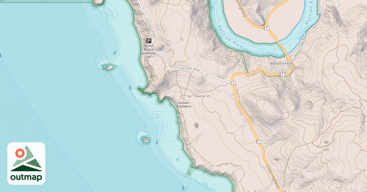 Map of Top Traverse