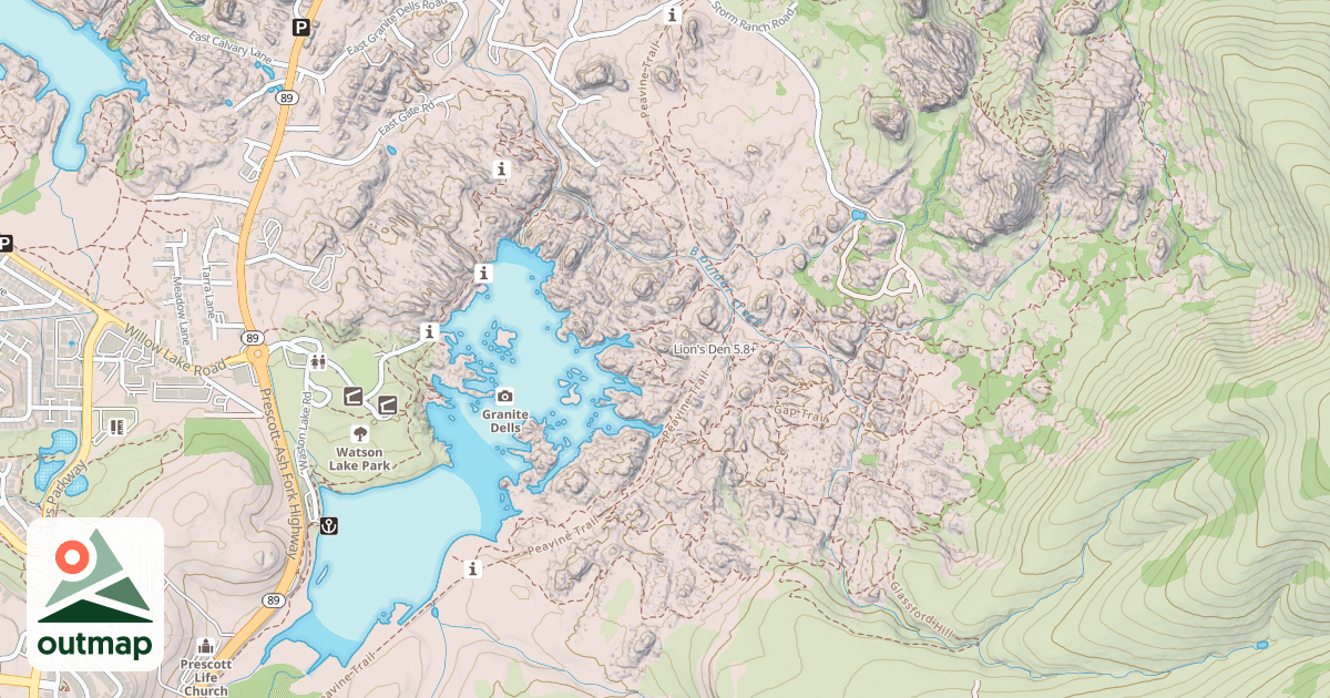 Map of Lion's Den