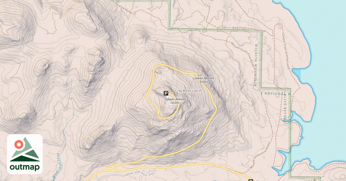 Map of Crag Booty Low