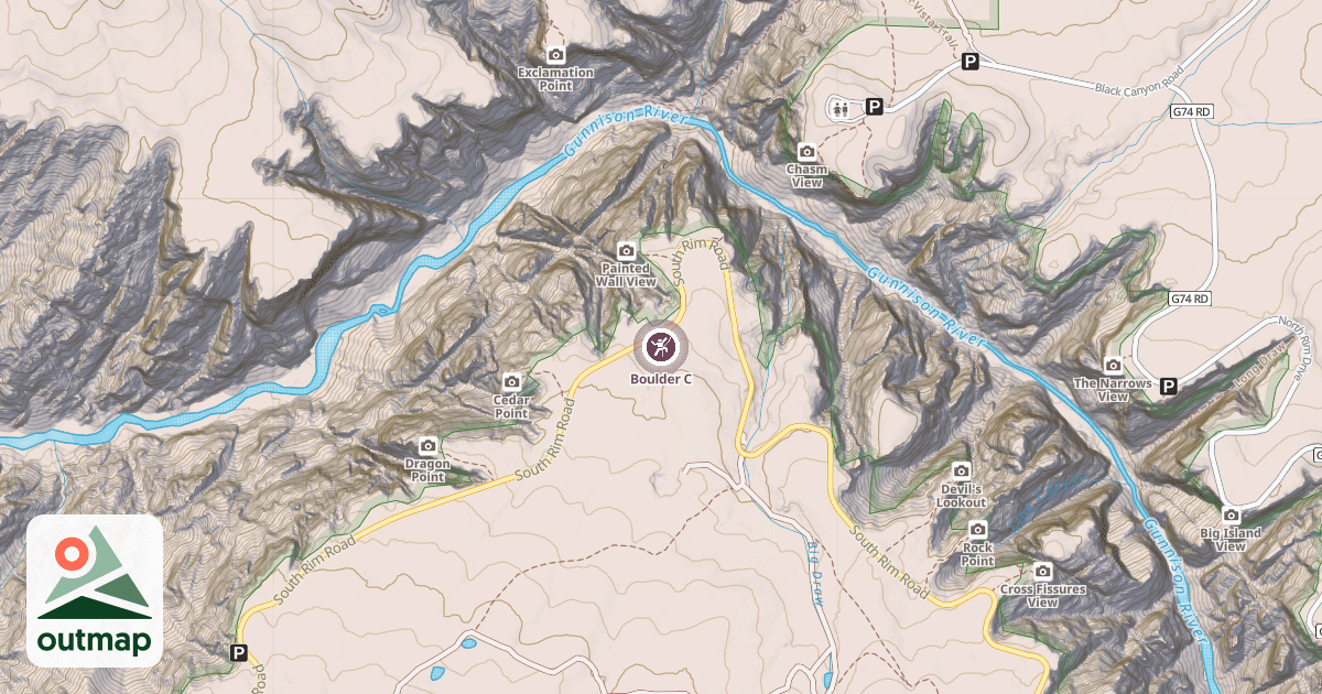 Map of Boulder C