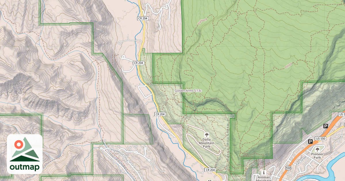 Map of Golden Arms
