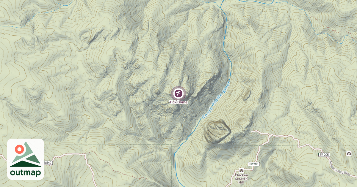 Map of Tick Dome
