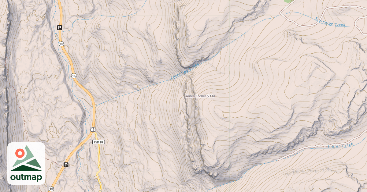 Map of Amen Corner