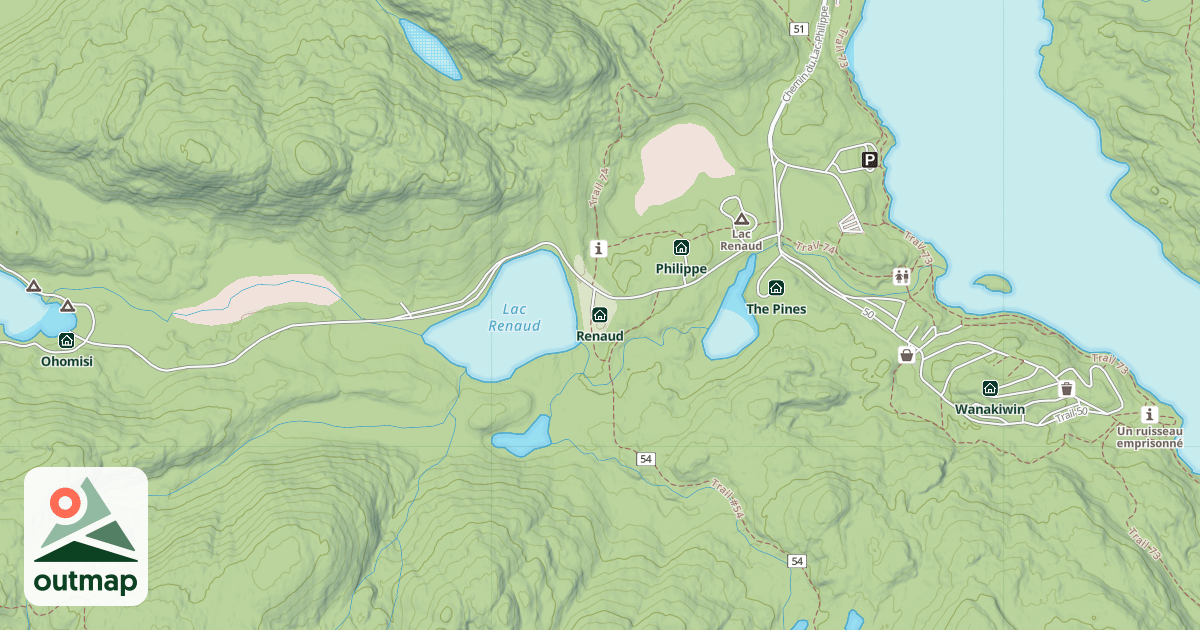 Map of Renaud