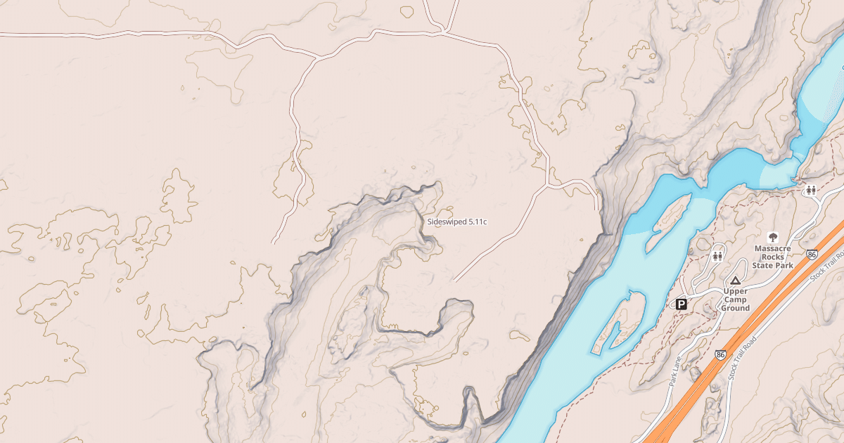 Map preview of Sideswiped