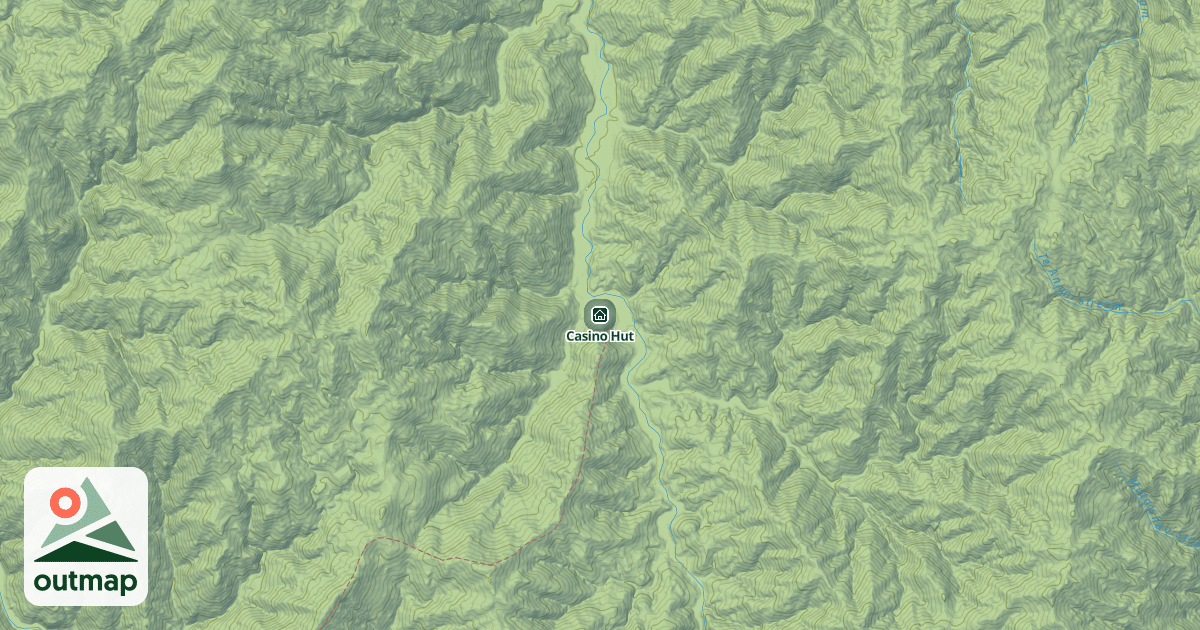 Map of Casino Hut