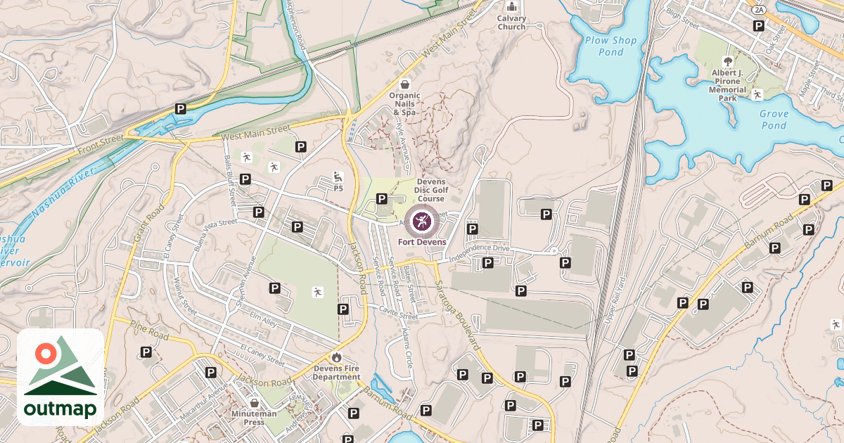 Map of Fort Devens