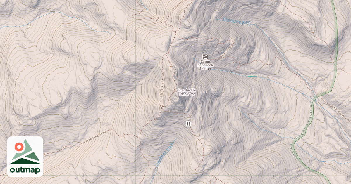Map of Stretched To The Sky