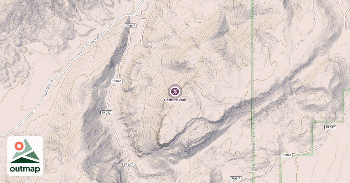 Map of Goshute Wall