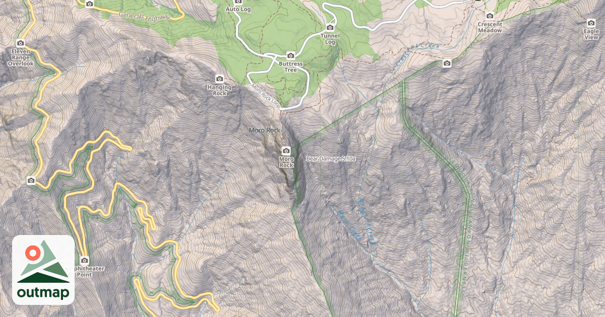 Map of Bear Damage