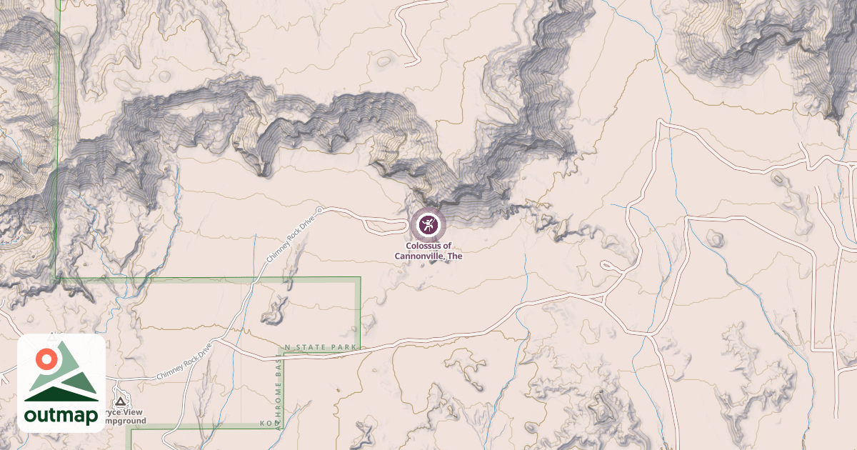 Map of Colossus of Cannonville, The
