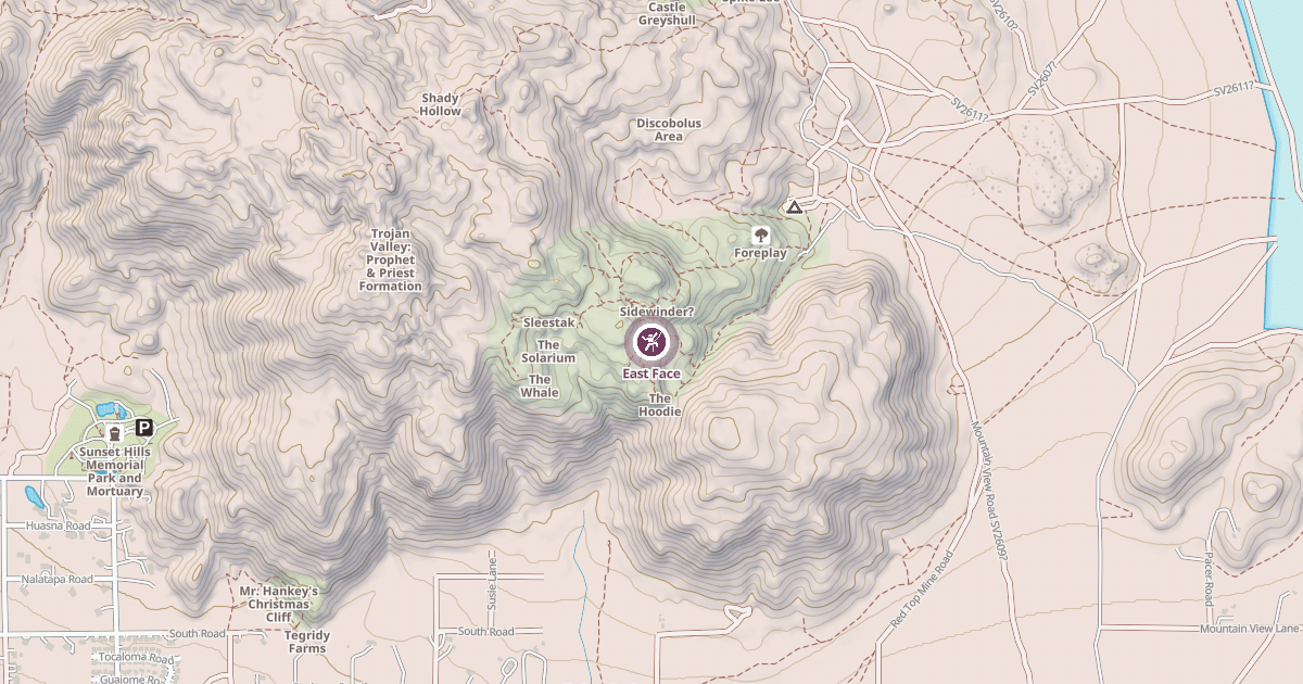 Map preview of East Face