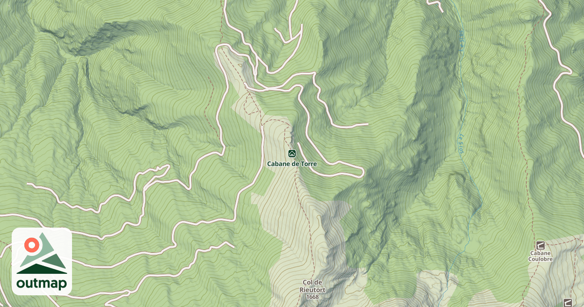 Map of Cabane de Torre