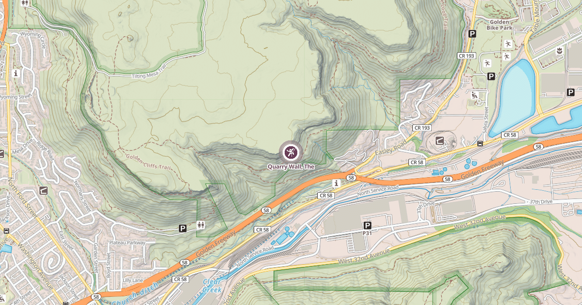 Map preview of Quarry Wall, The