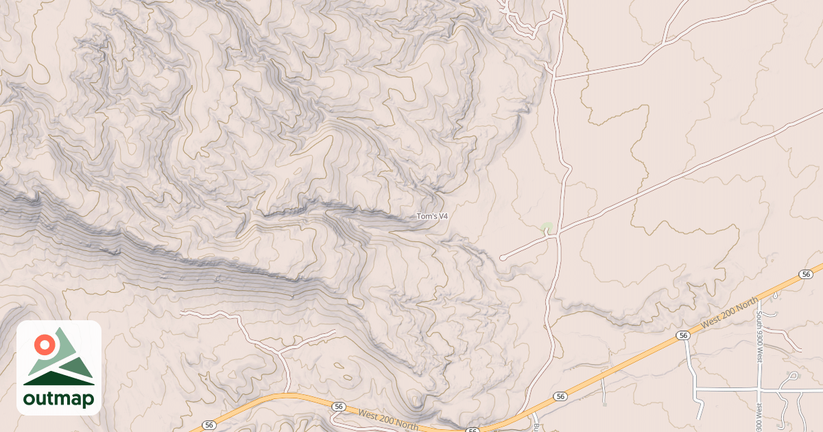Map of Tom's