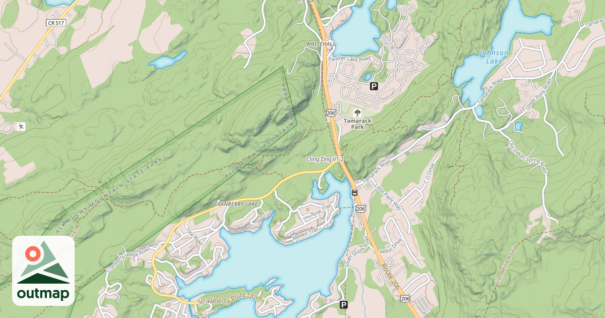 Map of Cling Zing