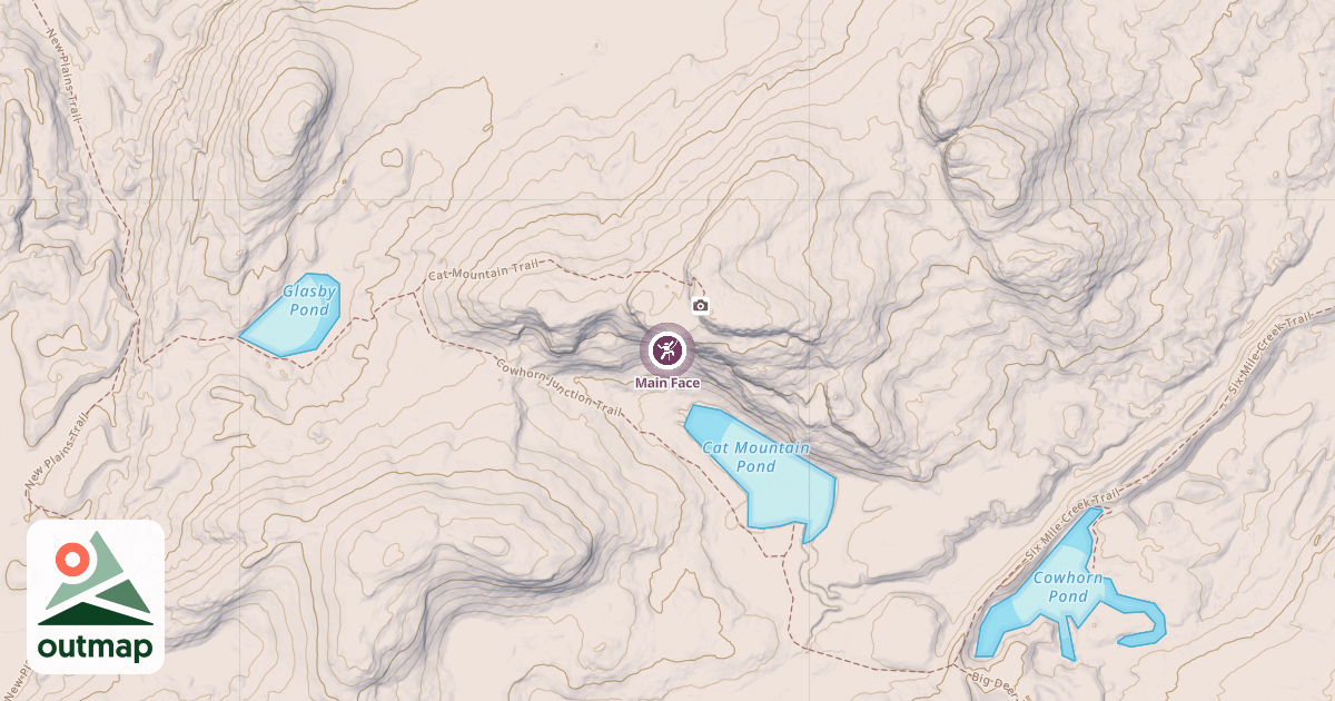 Map of Main Face