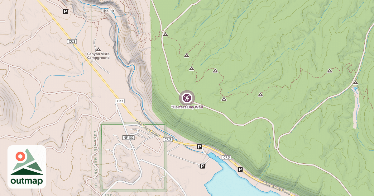 Map of *Perfect Day Wall