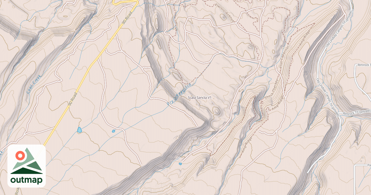 Map of Scala Sancta