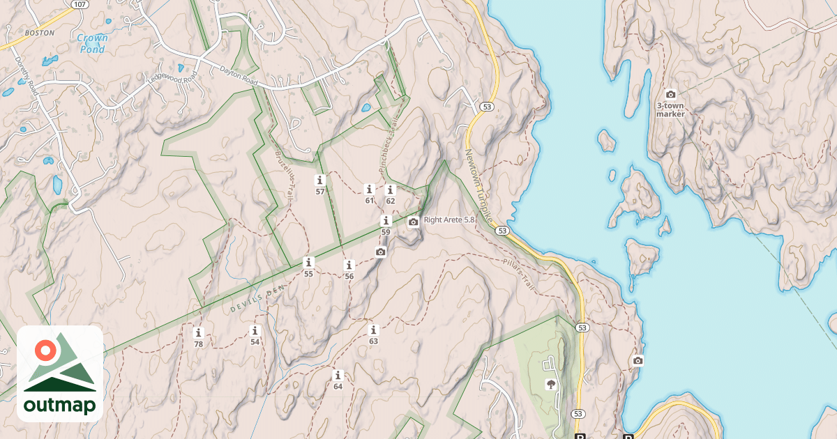 Map of Right Arete