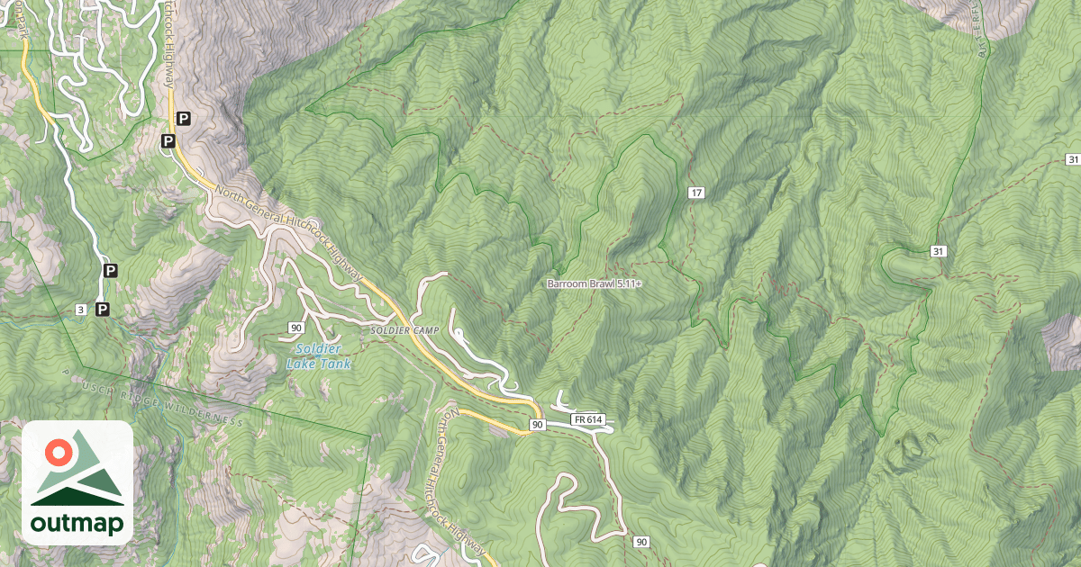 Map of Barroom Brawl