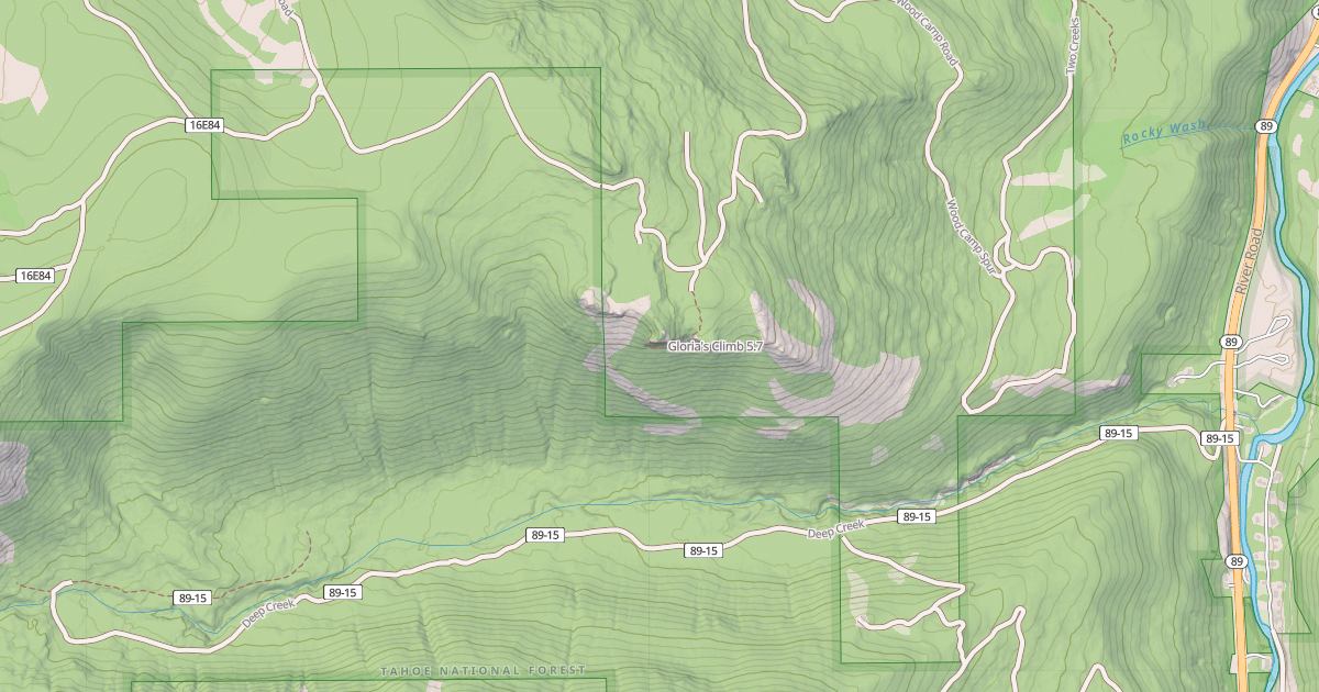 Map preview of Gloria's Climb