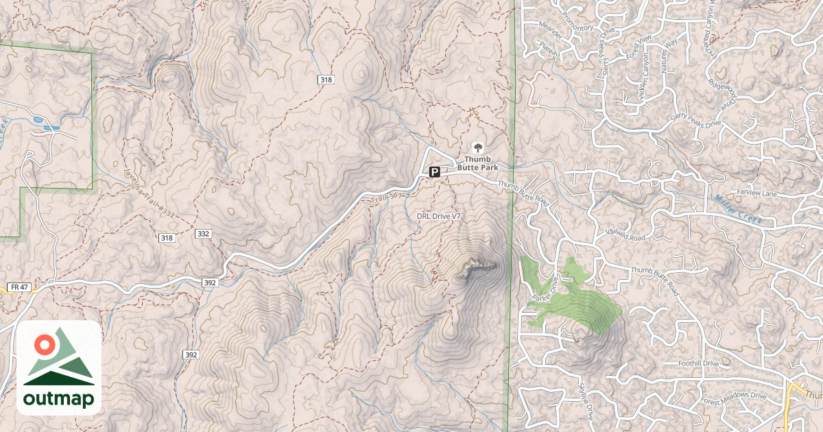 Map of DRL Drive