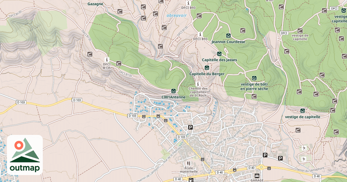 Map of C001Antenne