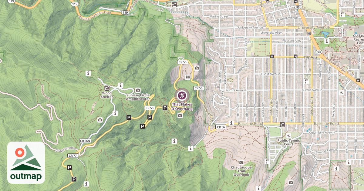 Map of That Flakes It Overhang