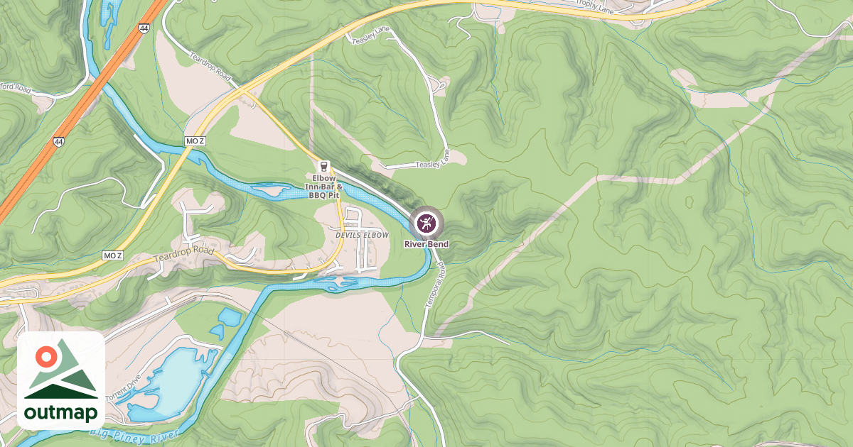 Map of River Bend