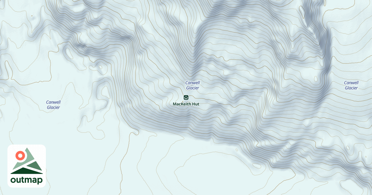 Map of MacKeith Hut