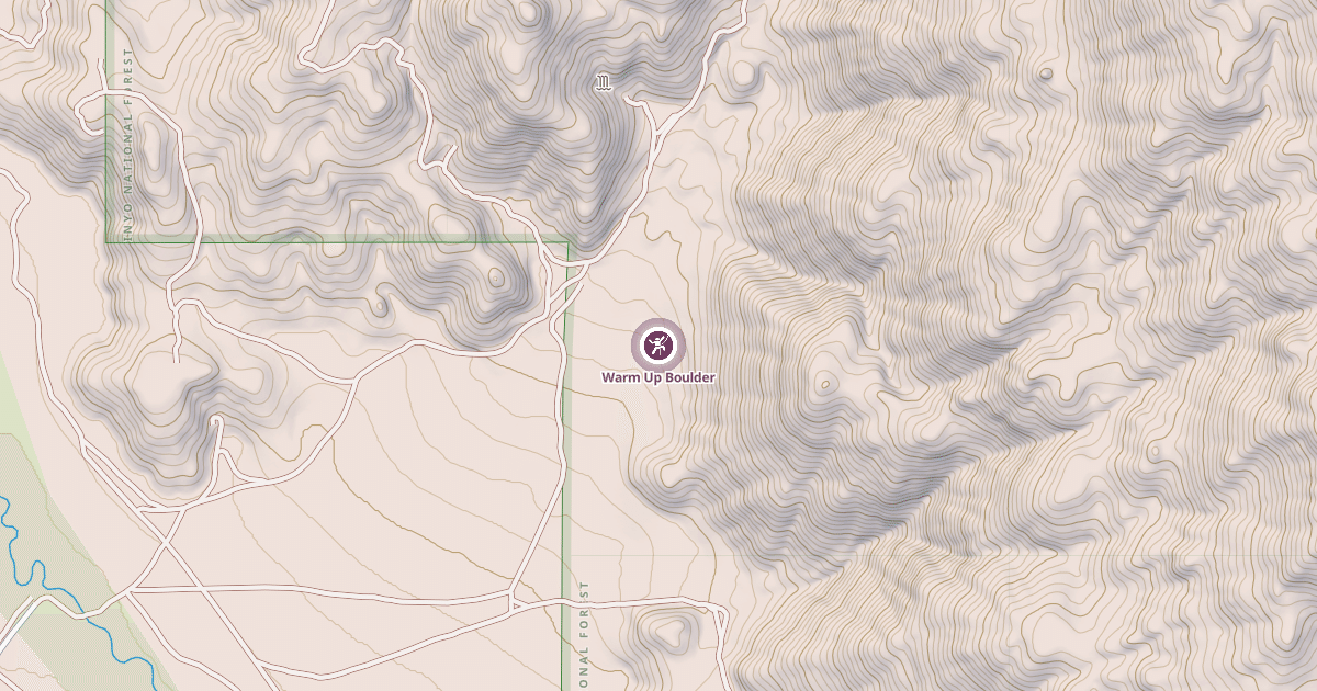 Map preview of Warm Up Boulder
