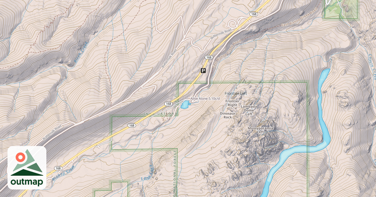 Map of Alive Alone