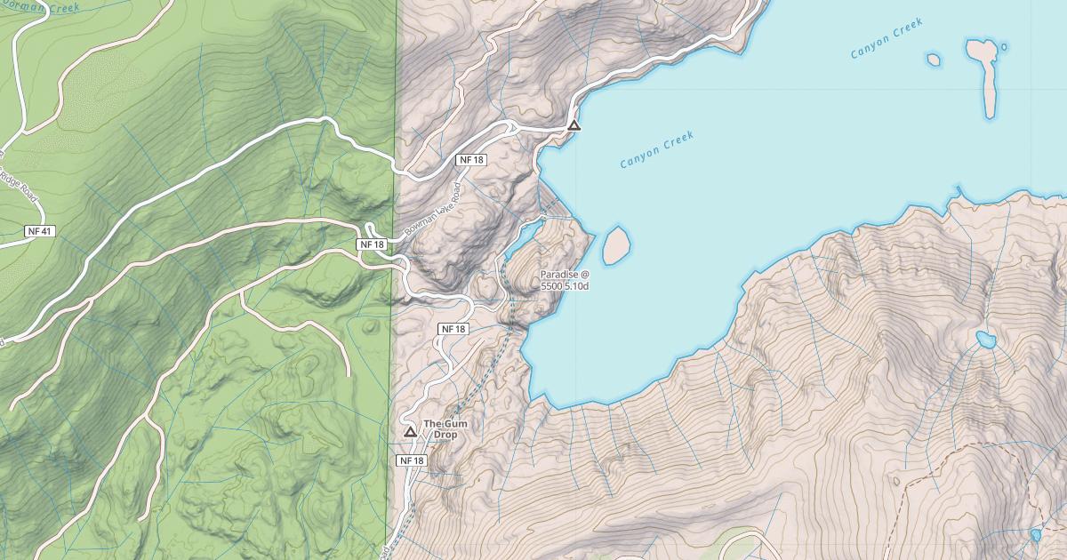 Map preview of Paradise @ 5500