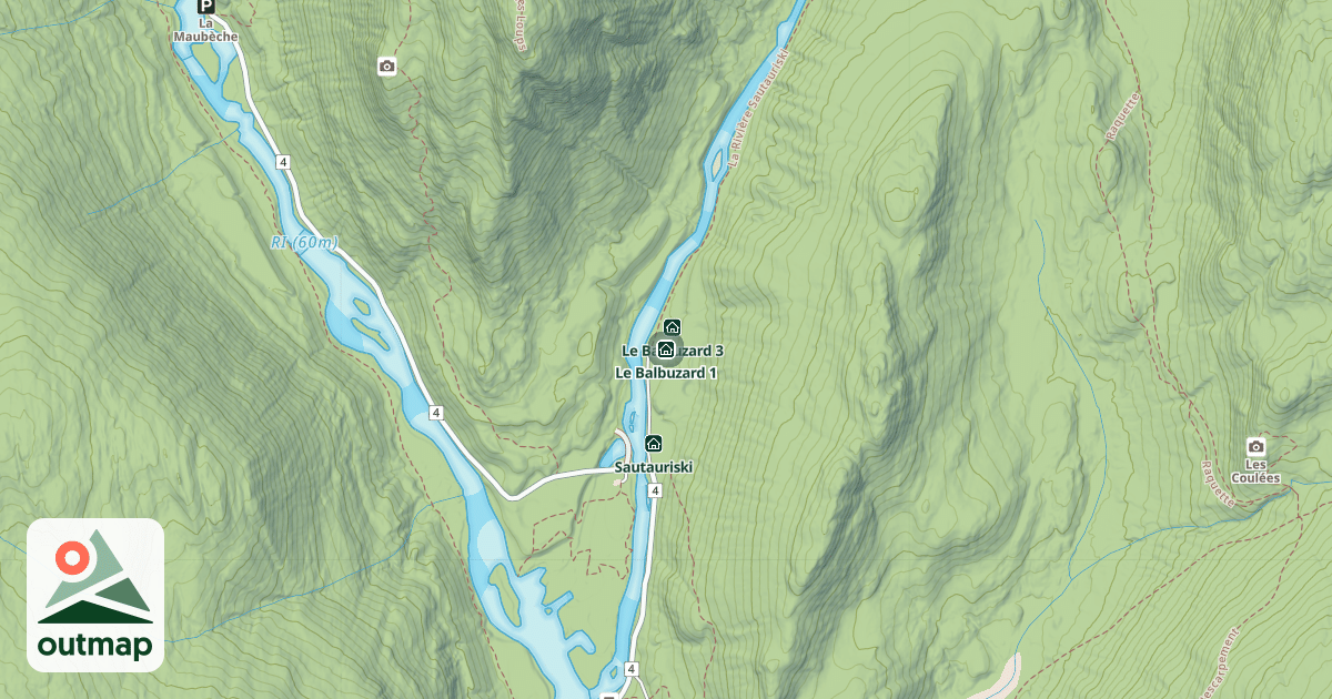 Map of Le Balbuzard 1