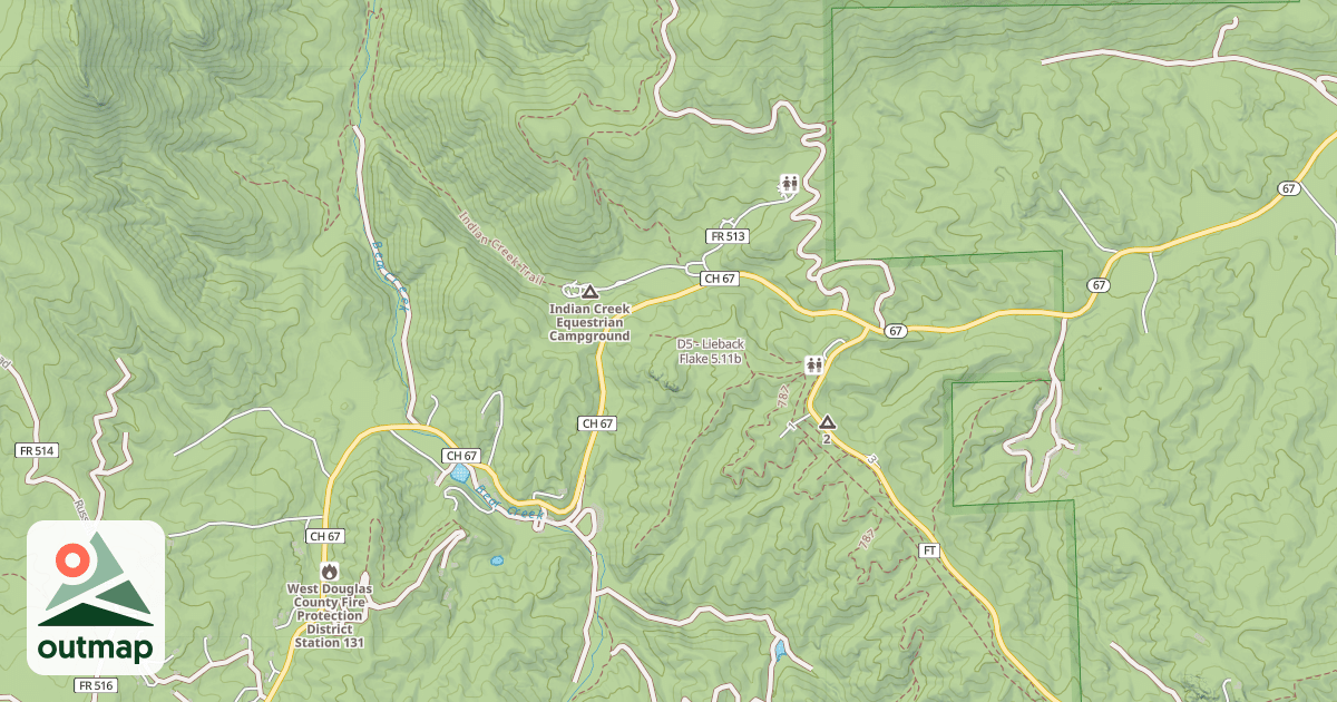Map of D5 - Lieback Flake
