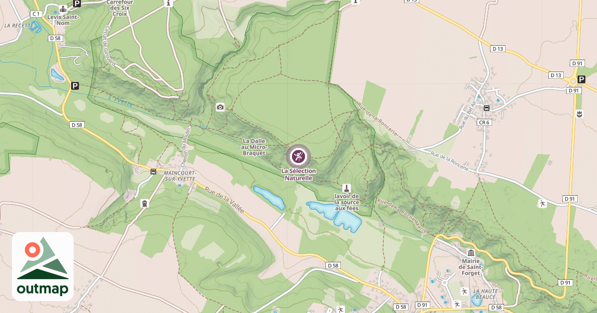 Map of La Sélection Naturelle