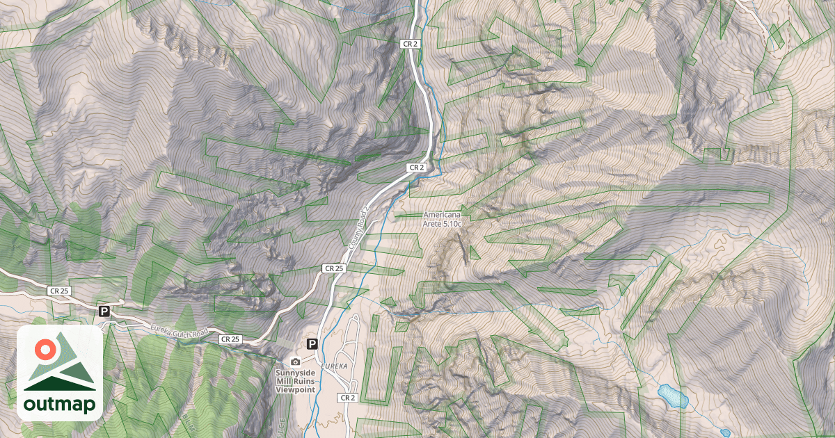 Map of Americana Arete