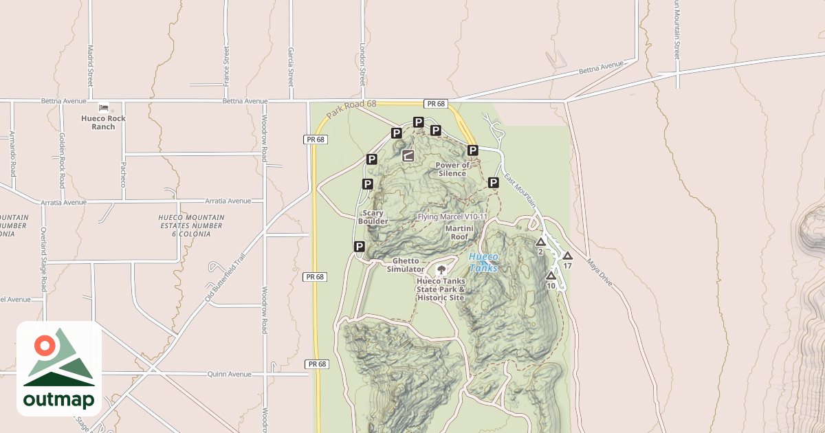 Map of Flying Marcel
