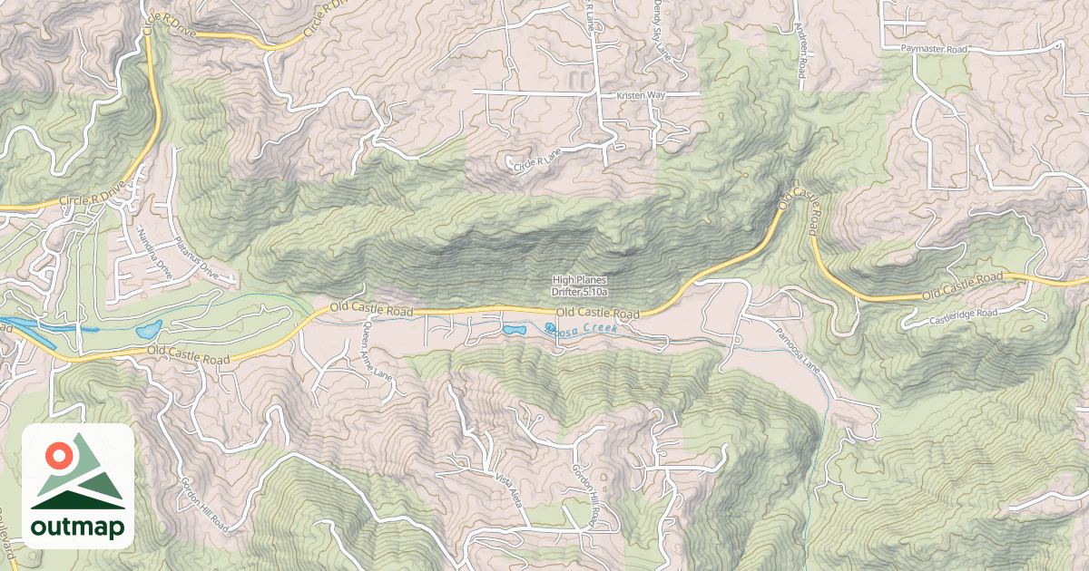 Map of High Planes Drifter
