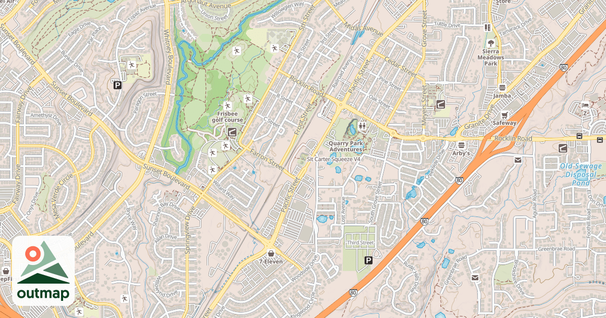 Map of Sit Carter Squeeze