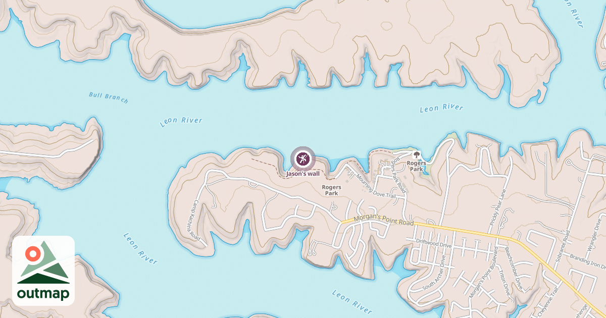 Map of Jason's wall
