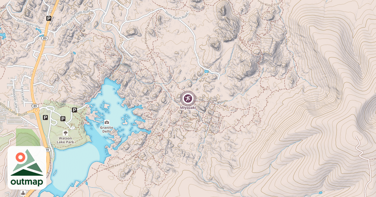 Map of Miyazaki